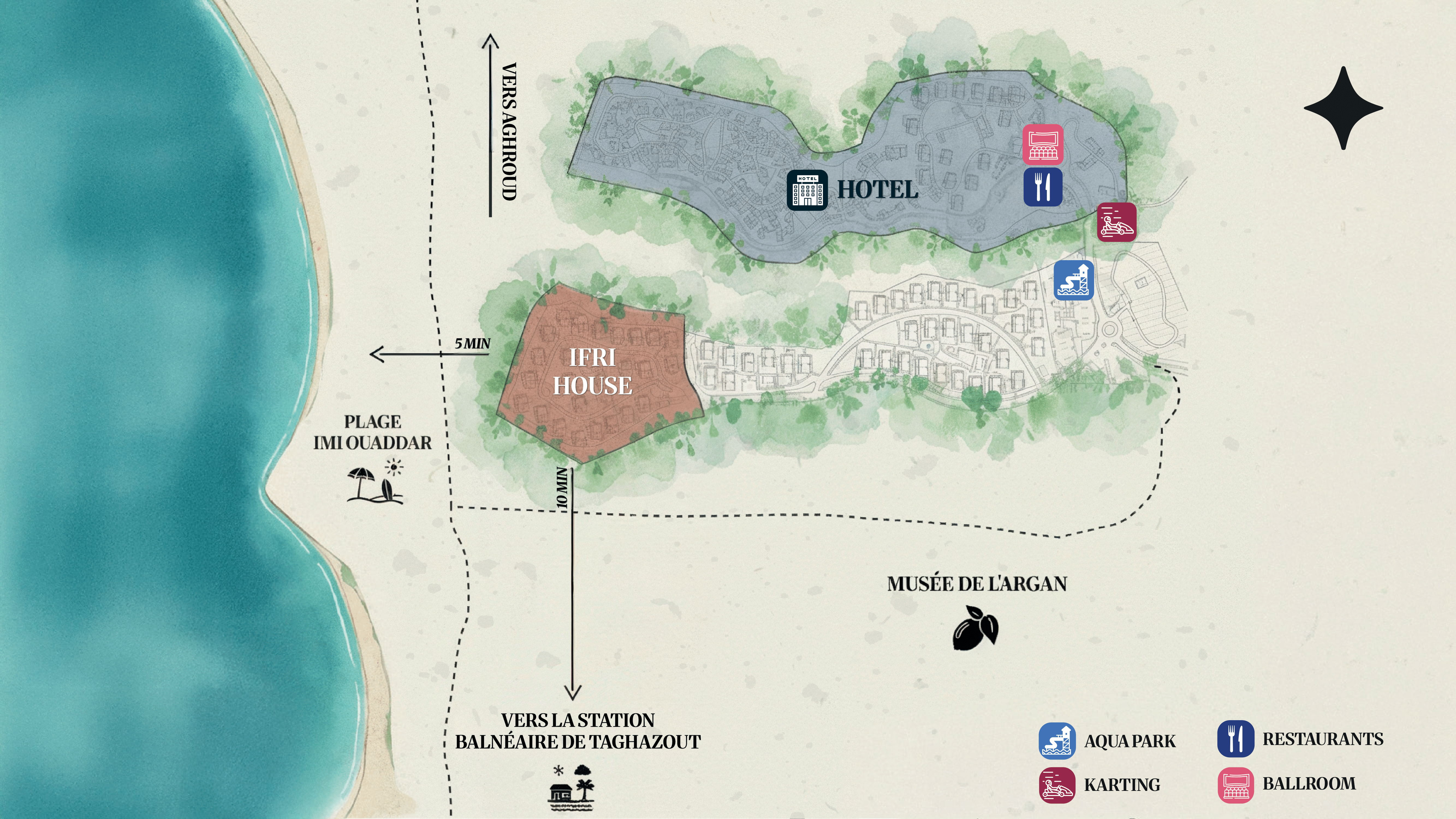Plan de localisation IFRI HOUSE